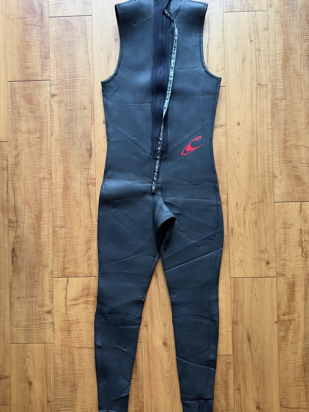 O’Neill Men’s XL Long John Sleeveless Full Wetsuit Black Red Neoprene - Picture 6 of 11